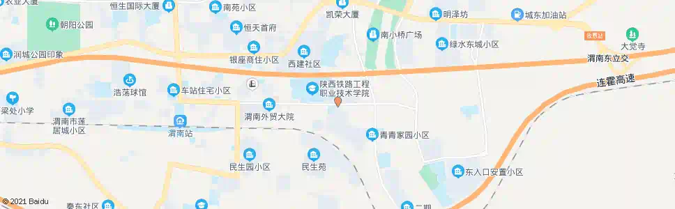 渭南南水厂_公交站地图_渭南公交_妙搜公交查询2025