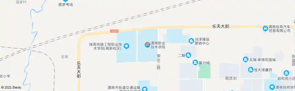 渭南城关职学_公交站地图_渭南公交_妙搜公交查询2025