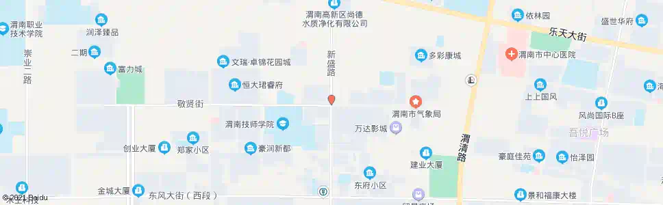 渭南新盛路(高新区十字)_公交站地图_渭南公交_妙搜公交查询2025
