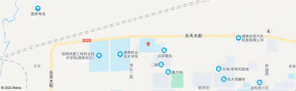 渭南集才高中_公交站地图_渭南公交_妙搜公交查询2025