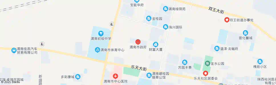 渭南市政府_公交站地图_渭南公交_妙搜公交查询2025