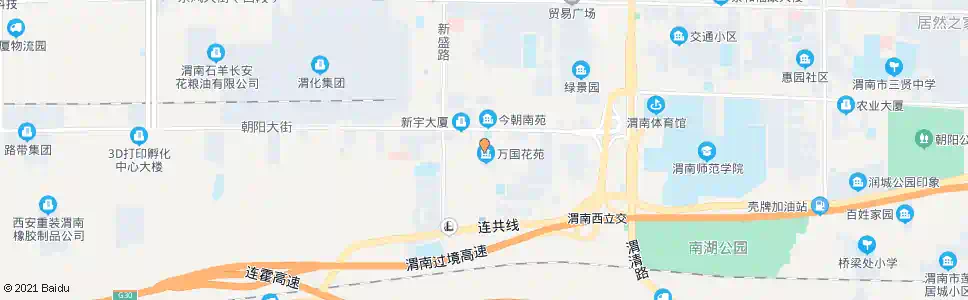 渭南万国商城_公交站地图_渭南公交_妙搜公交查询2025