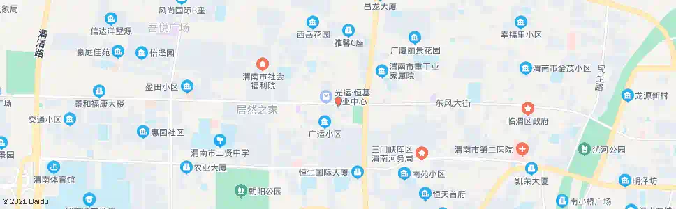 渭南西岳十字_公交站地图_渭南公交_妙搜公交查询2025