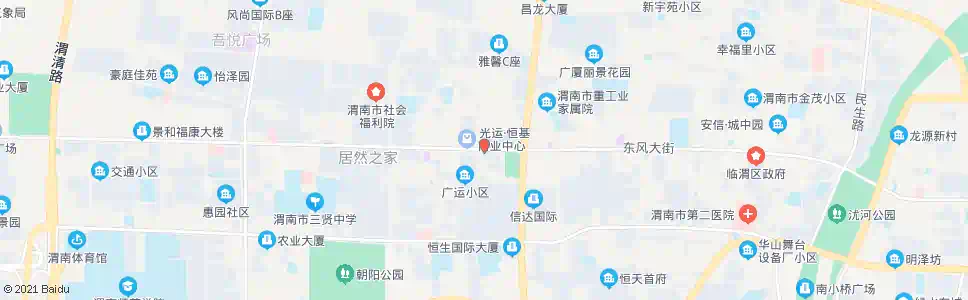 渭南西岳路朝阳十字_公交站地图_渭南公交_妙搜公交查询2025