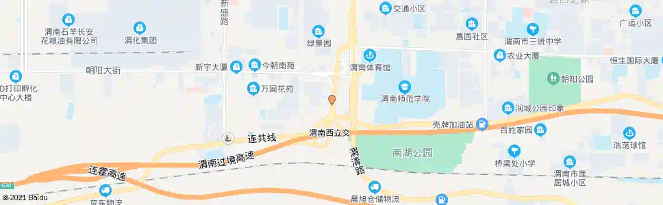 渭南高速路西入口_公交站地图_渭南公交_妙搜公交查询2025