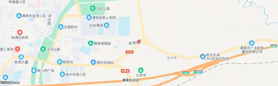 渭南老城街东口_公交站地图_渭南公交_妙搜公交查询2025