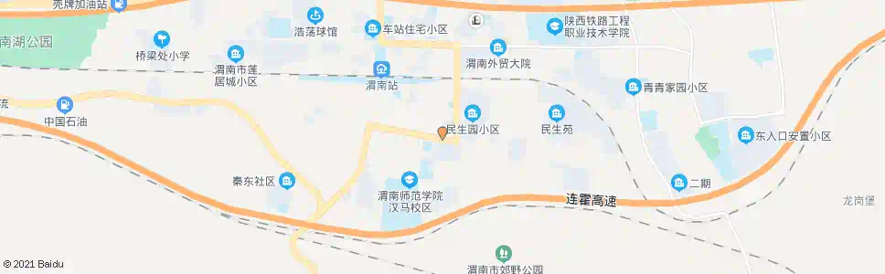 渭南四号信箱_公交站地图_渭南公交_妙搜公交查询2025