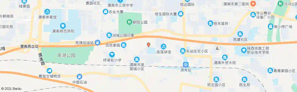 渭南铁二十局家属院_公交站地图_渭南公交_妙搜公交查询2025