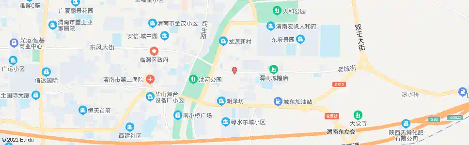 渭南向阳派出所_公交站地图_渭南公交_妙搜公交查询2025