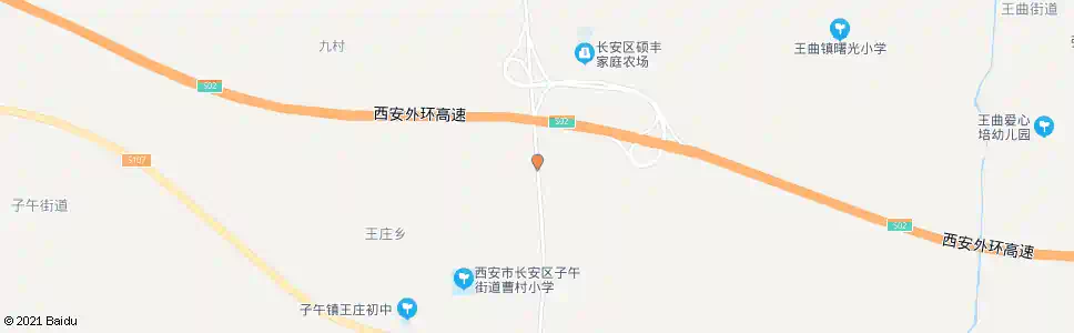 西安曹村北路口_公交站地图_西安公交_妙搜公交查询2025