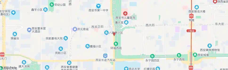 西安西门外_公交站地图_西安公交_妙搜公交查询2025