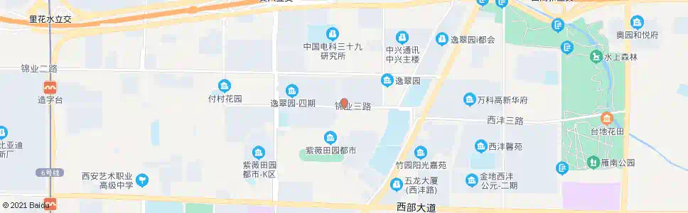 西安怡园路北口_公交站地图_西安公交_妙搜公交查询2025