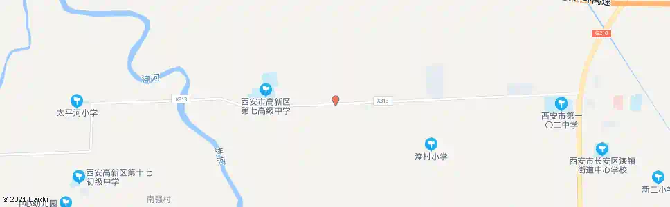 西安红庙村(南)_公交站地图_西安公交_妙搜公交查询2025
