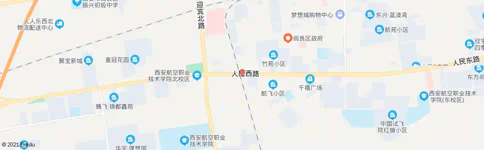 西安户县人人乐_公交站地图_西安公交_妙搜公交查询2025