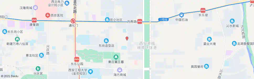 西安十六街坊_公交站地图_西安公交_妙搜公交查询2025