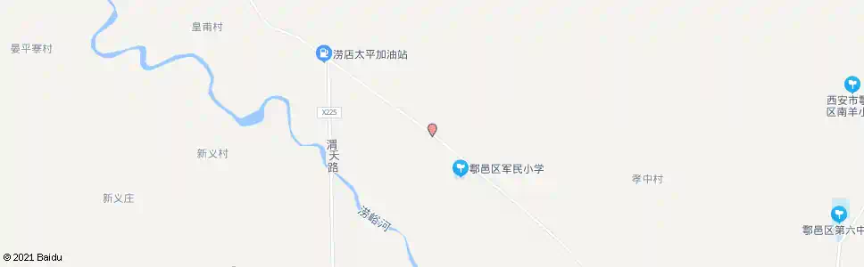 西安户县机场十字_公交站地图_西安公交_妙搜公交查询2025