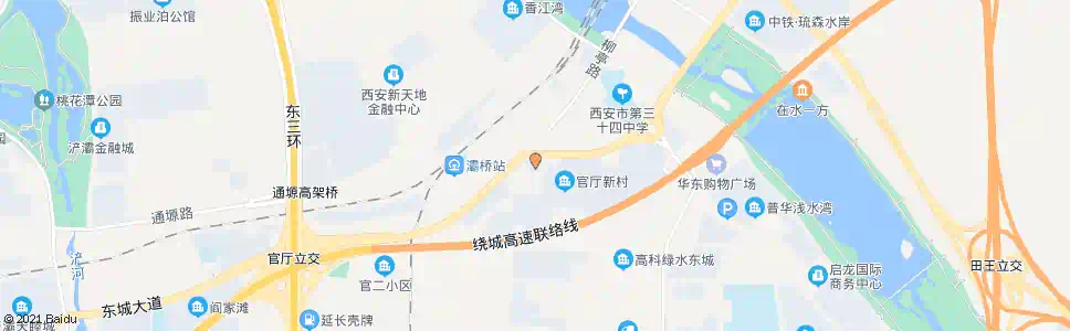 西安柳巷_公交站地图_西安公交_妙搜公交查询2025