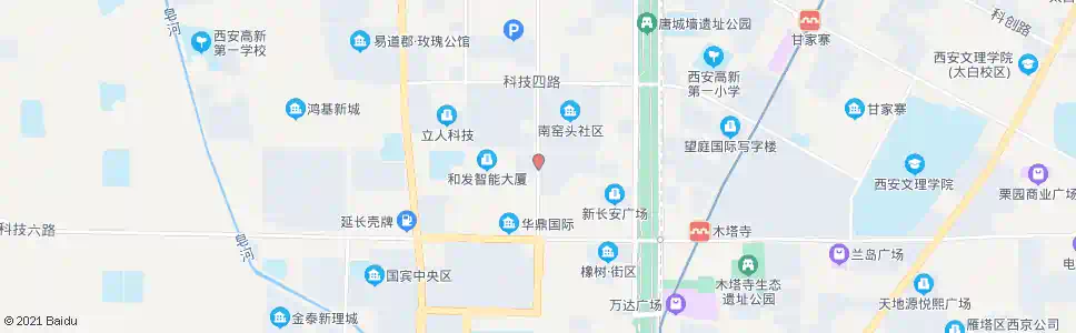 西安西工大软件园_公交站地图_西安公交_妙搜公交查询2025