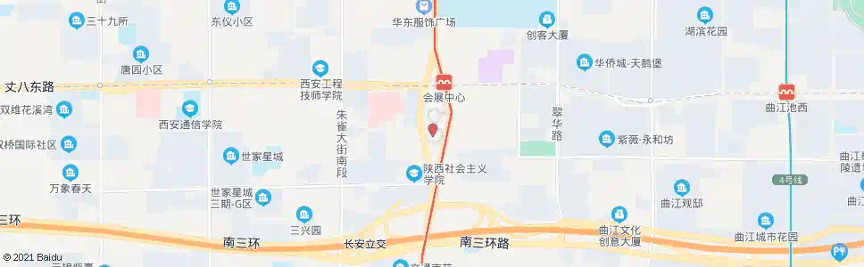 西安电视塔_公交站地图_西安公交_妙搜公交查询2025