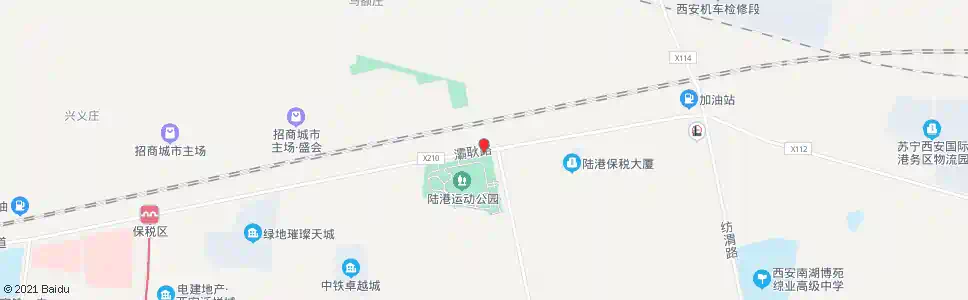 西安刘家庄_公交站地图_西安公交_妙搜公交查询2025