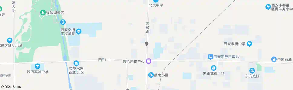 西安画展十字_公交站地图_西安公交_妙搜公交查询2025