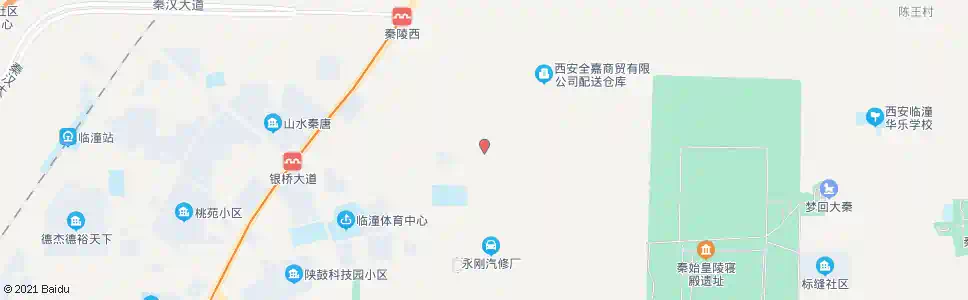 西安秦陵卫生院_公交站地图_西安公交_妙搜公交查询2025