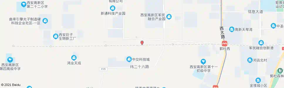 西安中祝村_公交站地图_西安公交_妙搜公交查询2025