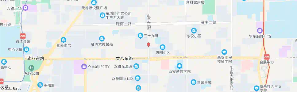 西安紫薇城市花园_公交站地图_西安公交_妙搜公交查询2025
