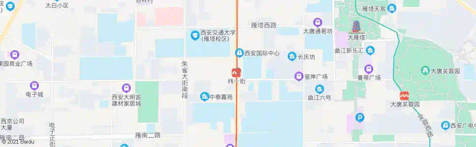 西安东八里_公交站地图_西安公交_妙搜公交查询2025