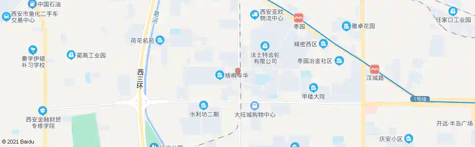 西安光华厂_公交站地图_西安公交_妙搜公交查询2025