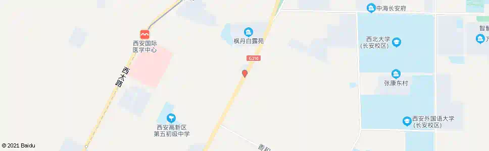 西安北小张村_公交站地图_西安公交_妙搜公交查询2025
