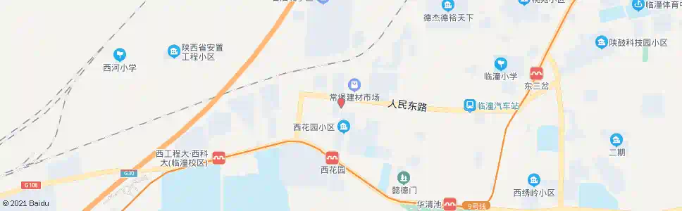 西安南郊建材市场_公交站地图_西安公交_妙搜公交查询2025