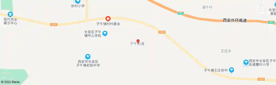 西安子午街办_公交站地图_西安公交_妙搜公交查询2025