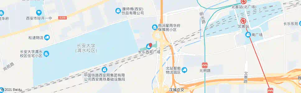 西安西一村_公交站地图_西安公交_妙搜公交查询2025