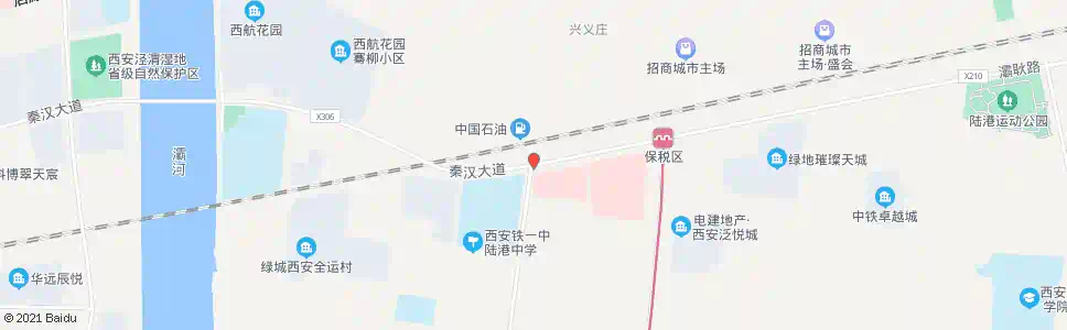 西安三合村_公交站地图_西安公交_妙搜公交查询2025