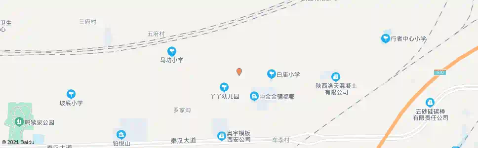 西安行者白庙村_公交站地图_西安公交_妙搜公交查询2025