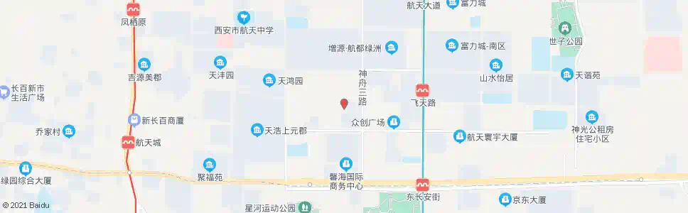 西安公安航天分局_公交站地图_西安公交_妙搜公交查询2025