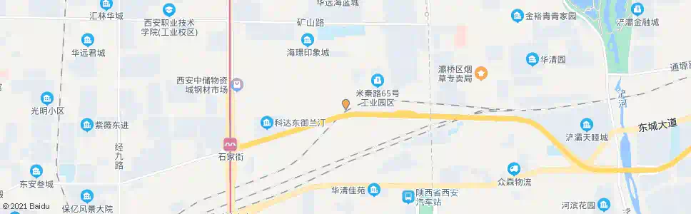 西安杜家街_公交站地图_西安公交_妙搜公交查询2025