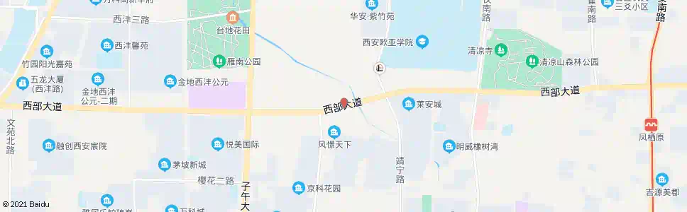 西安长安污水处理厂_公交站地图_西安公交_妙搜公交查询2025