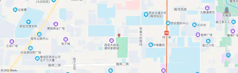 西安含光路南口(不停靠)_公交站地图_西安公交_妙搜公交查询2025