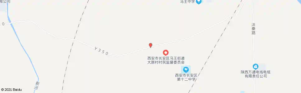 西安大原村西_公交站地图_西安公交_妙搜公交查询2025