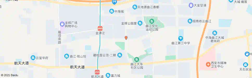 西安大华公园世家_公交站地图_西安公交_妙搜公交查询2025