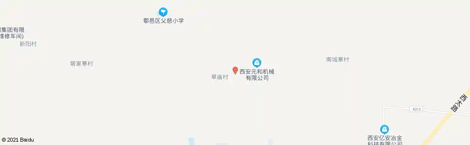 西安草庙村_公交站地图_西安公交_妙搜公交查询2025