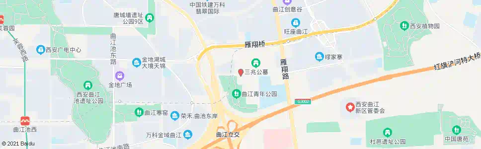 西安安灵苑_公交站地图_西安公交_妙搜公交查询2025