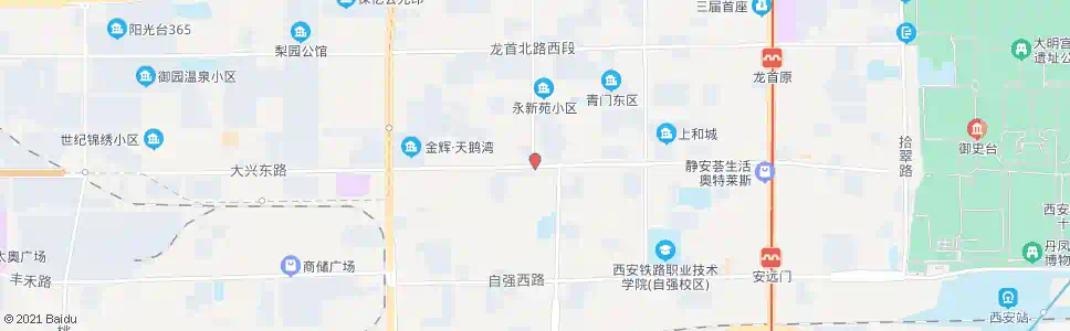 西安永新路南口_公交站地图_西安公交_妙搜公交查询2025