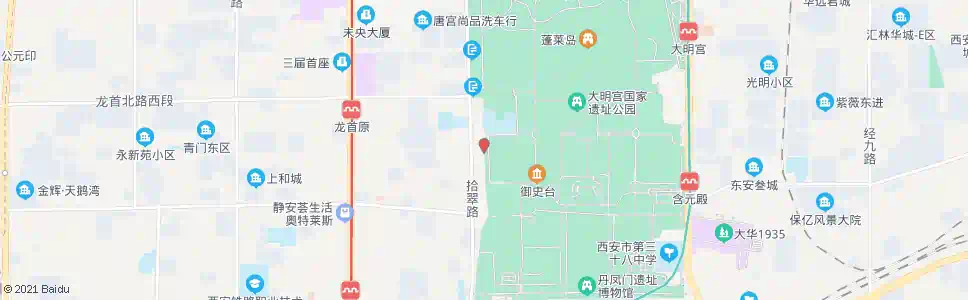 西安建强路_公交站地图_西安公交_妙搜公交查询2025