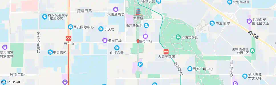西安雁南路雁南一路口_公交站地图_西安公交_妙搜公交查询2025