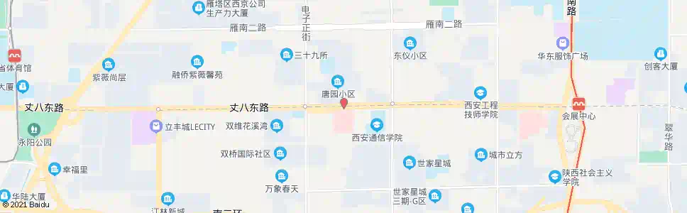 西安二一五医院_公交站地图_西安公交_妙搜公交查询2025