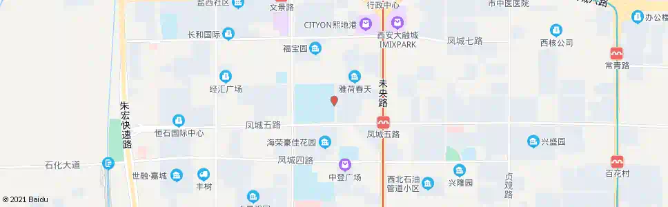西安岳村中_公交站地图_西安公交_妙搜公交查询2025