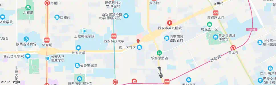 西安铁一局医院_公交站地图_西安公交_妙搜公交查询2025